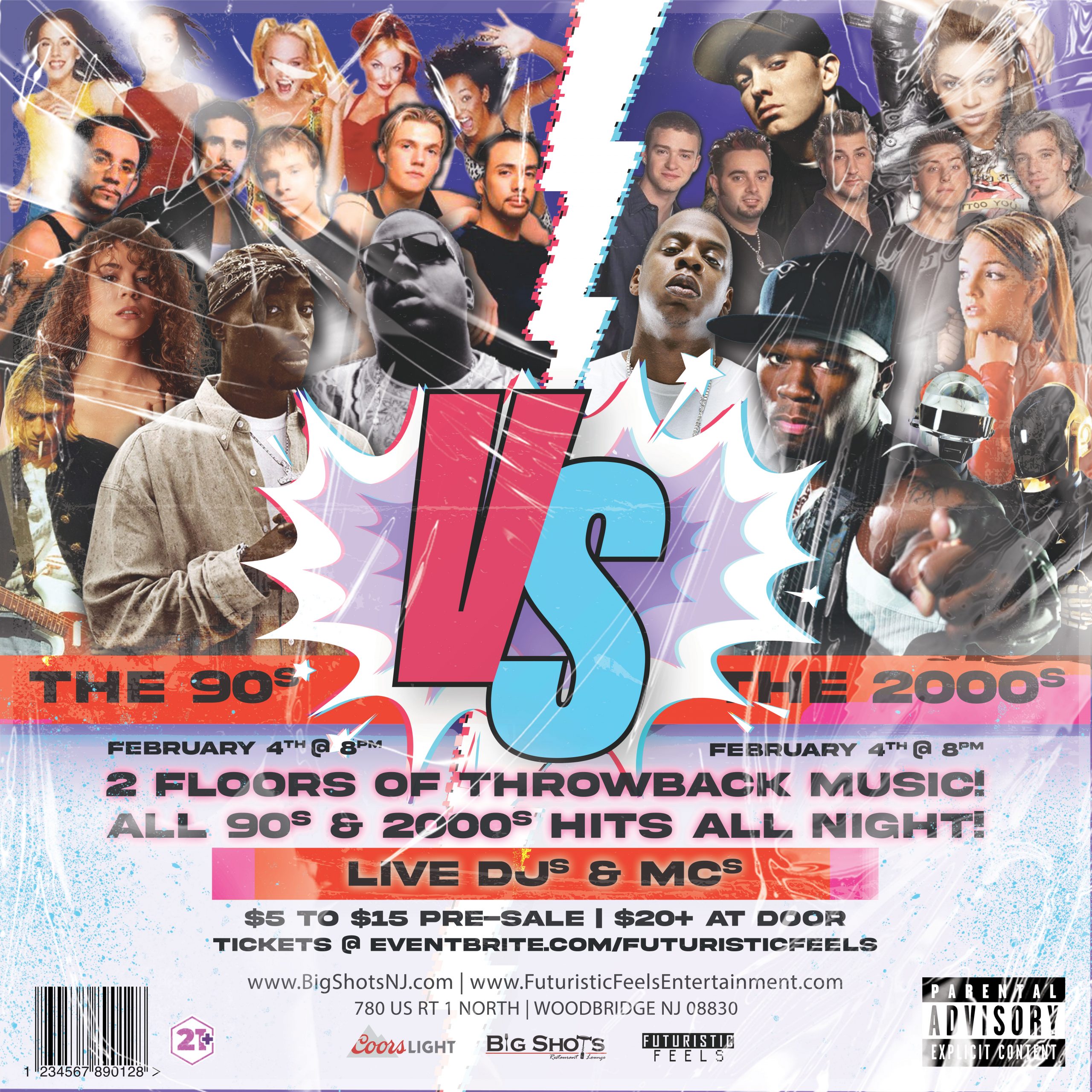 The 90 s VS The 2000 s Big Shots Restaurant Lounge