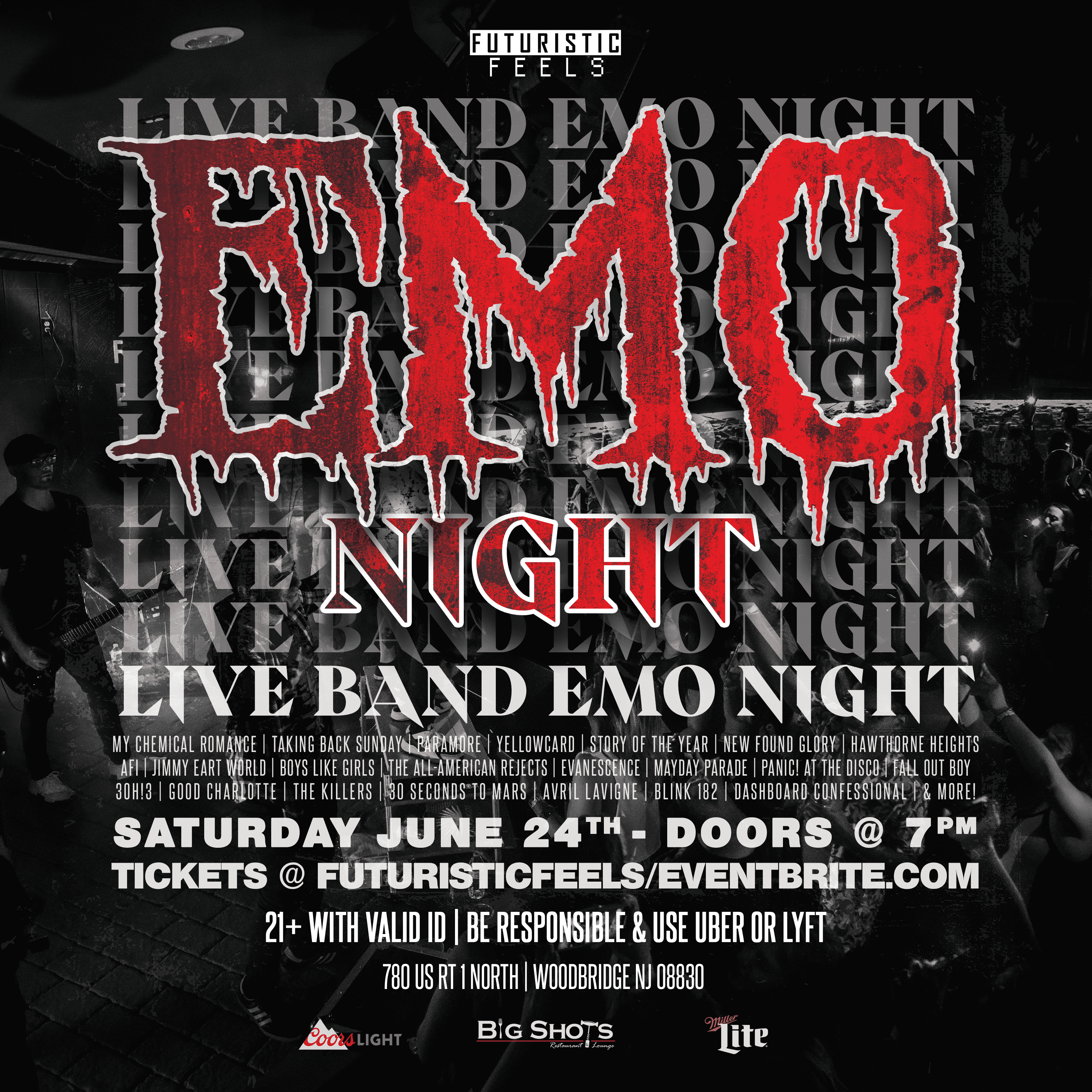 Reflections The neighbourhood, Emo music, Music poster