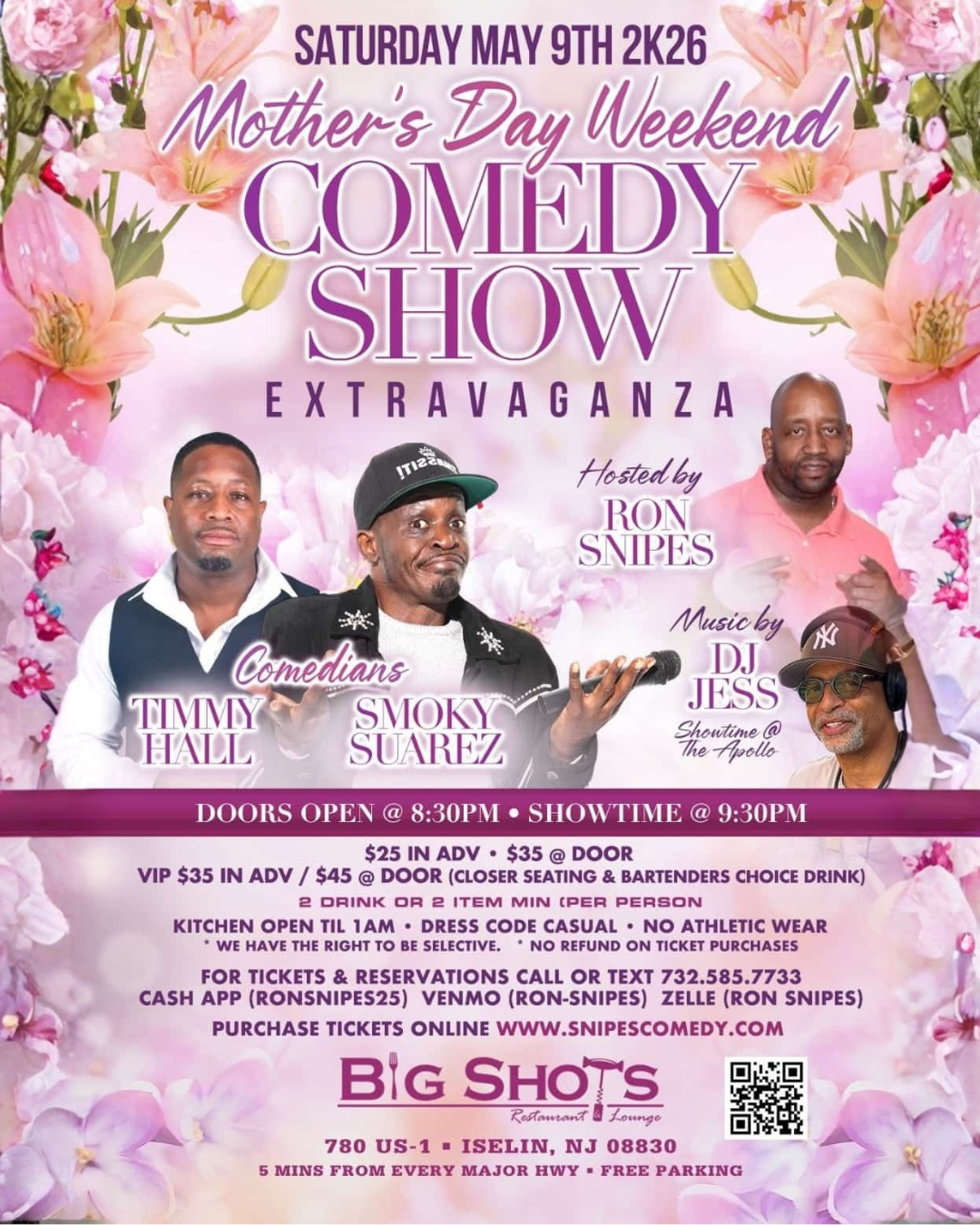 Mother’s Day Weekend – Comedy Show