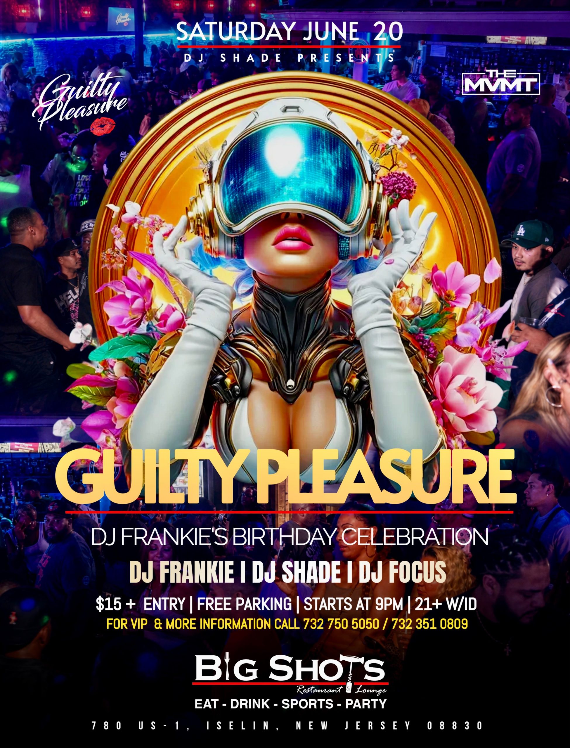 GUILTY PLEASURE – DJ Frankie Birthday Bash